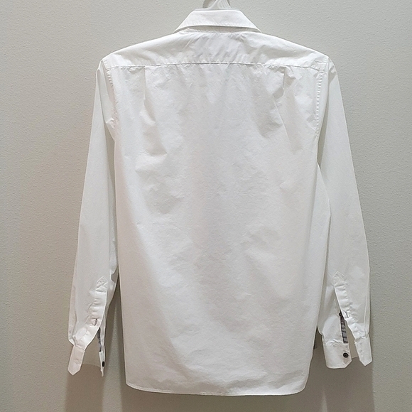 AMERICAN EAGLE, MAN'S SHIRT, Sz M, WHITE, SLIM FIT, COTTON, NEW - Picture 3 of 9